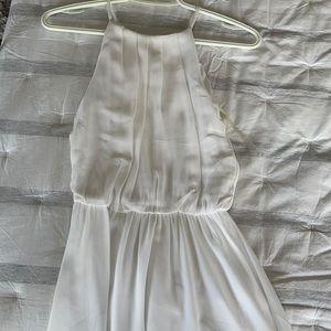 Simple White strappy dress